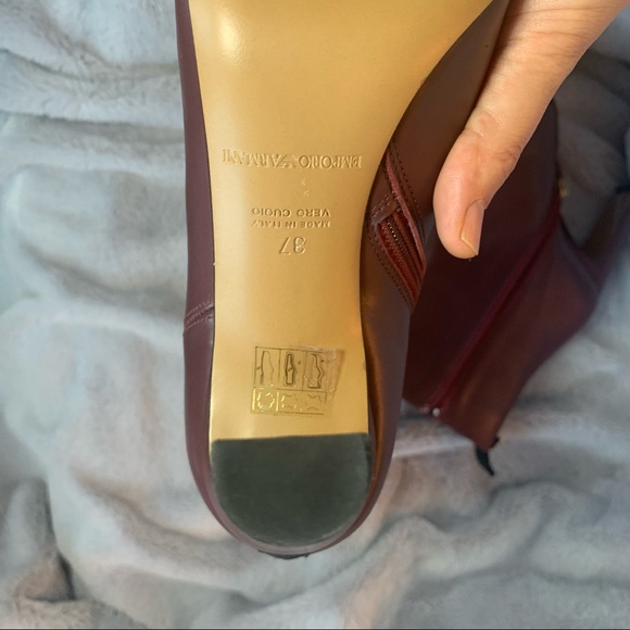 🆕authentic Armani ankle boots sz7 - Picture 7 of 9